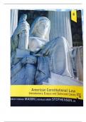 Solution Manual with Test Bank For American Constitutional Law16th Edition By Alpheus Thomas Mason Deceased