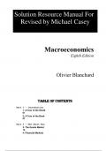 Solution Manual For Macroeconomics, 8th Edition by Olivier Blanchard Chapter 1-24