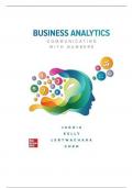 Solution Manual For Business Analytics, 1st Edition By Sanjiv Jaggia