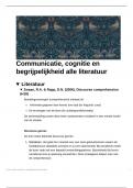 Communicatie, Cognitie en Begrijpelijkheid - Alle artikelen helder samengevat met afbeeldingen en voorbeelden