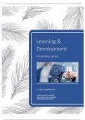 Learning en Development verslag