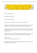 CHEM 237 Final Exam TAMU Everything (This QL includes every assignment from this class: sapling, discussion questions, the book, and important results from experiments) with Expert Verified Solutions