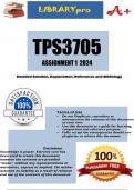 TPS3705 ASSIGNMENT 01 Due Date 09 May 2024