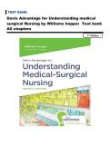 Davis Advantage for Understanding medical  surgical Nursing