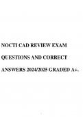 NOCTI CAD REVIEW EXAM QUESTIONS AND CORRECT ANSWERS 2024/2025 GRADED A+.