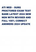 ATI MED – SURG  EXAM TEST BANK LATEST 2024 NEW FULL 100% CORRECT ANSWERS 2024 UPDATE