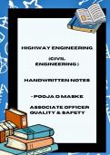 Highway engineering (Unit-2) Geometric design