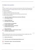 Exam 2 - Med Surg ATI HEMATOLOGY Questions and answers