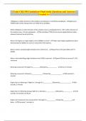 Gojet CRJ 550 Limitations Final study Questions and Answers Graded A+