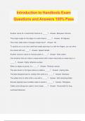 Introduction to Handtools Exam Questions and Answers 100% Pass