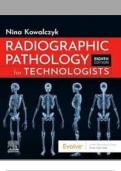 Test Bank For Radiographic Pathology for Technologists, 8th Edition by Kowalczyk, All Chapters 1 - 12