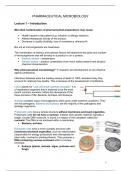 Samenvatting pharmaceutical microbiology