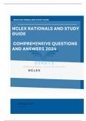 NCLEX Rationals and Study Guide Questions with Answers 100% Accuracy |Updated 2024| right occiput posterior position