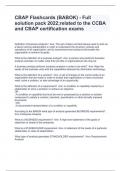 CBAP Flashcards (BABOK) - Full solution pack 2024;related to the CCBA and CBAP certification exams