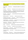 Barney Fletcher Pre- Licensing Vocabulary (Complete Study Guide)