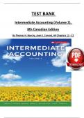 TEST BANK For Intermediate Accounting (Volume 2), 8th Canadian Edition By Thomas H. Beechy, Joan E. Conrod, Verified Chapters 12 - 22, Complete Newest Version