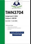 TMN3704 Assignment 2 (QUALITY ANSWERS) 2024