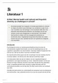 Duidelijke LITERATUURSAMENVATTING van Orthopedagogiek: Onderwijsfactoren