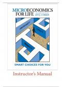 Solution Manual For Microeconomics for Life Smart Choices for You, 2nd Edition by Avi J. Cohen