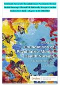 Test bank For Varcarolis' Foundations of Psychiatric-Mental Health Nursing 9th Edition ALL CHAPTERS Latest Update ISBN: 9780323697088