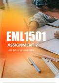 EML1501 ASSIGNMENT 2 2024