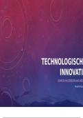 Presentatie + onderbouwing Technologische Innovatie