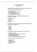 PRINCIPLES OF SURGERY EXAM ANSWER KEY 2024-COMPLETE SOLUTION(102 Questions)