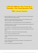 CMN 03V Midterm 1 Key Terms for J. Theobold's Class Exam Questions With 100% Correct Answers