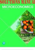 SOLUTIONS MANUAL for Microeconomics, 13th edition Michael Parkin (Chapters 1-20)