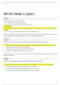 NR 667 FNP Capstone Practicum and Intensive Final Exam 2024