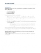 Samenvatting hoofdstuk 9 basisboek bedrijfseconomie
