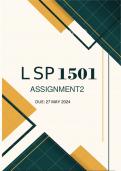 LSP1501 Assignment 2 27 May 2024