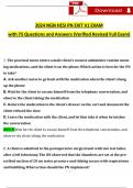 2024 NGN HESI PN EXIT V1 EXAM QUESTIONS AND ANSWERS (VERIFIED REVISED FULL EXAM)