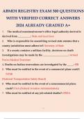 ABMDI REGISTRY EXAM 300 QUESTIONS WITH VERIFIED CORRECT ANSWERS 2024 ALREADY GRD