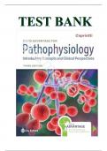 Test Bank For Davis Advantage for Pathophysiology: Introductory Concepts and Clinical Perspectives Third Edition by Theresa Capriotti, Chapters 1-46, Complete Guide A+
