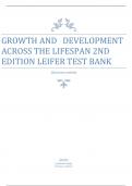Growth and   Development Across the Lifespan 2nd Edition Leifer