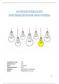 Multidisciplinair innoveren + beoordeling NCOI cijfer: 8,5