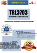 TRL3703 Assignment 4 Semester 1 2024 (639191)