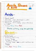 Acid Baes and salts