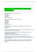 Nagelhout - Pharm Exam 2 Questions and Answers 2024