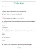 NR 322 Renal  (Latest 2024 / 2025) Questions and Answers (Verified Answers)