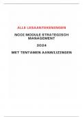 Alle lesaantekeningen  strategisch management NCOI 2024