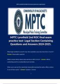 MPTC  Study Guide Bundle. 