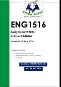 ENG1516 Assignment 2 (QUALITY ANSWERS) 2024
