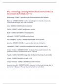 NYS Cosmetology Licensing Written Exam Review Guide 228 Questions with Verified Answers,100% CORRECT