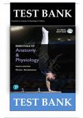 Full Test Bank for Essentials of Anatomy & Physiology 8th Edition by Frederic Martini Chapter 1-20 | All Chapters