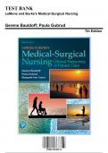 Test Bank: LeMone and Burke's Medical-Surgical Nursing 7th Edition by Bauldoff - Ch. 1-50, 9780135949191, with Rationales