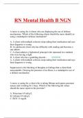 RN Mental Health B NGN