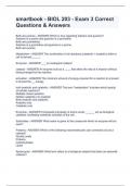 smartbook - BIOL 203 - Exam 3 Correct Questions & Answers