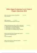 IMSA Signal Technician Level 1 End of Chapter Questions 2024
